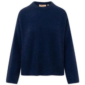 Rue De Tokyo, Dames, Truien, Blauw, Maat: S Zijde,