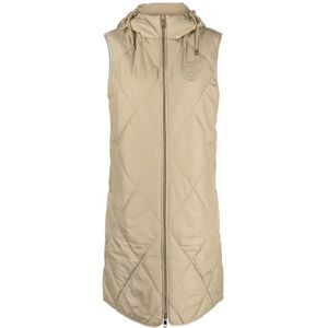 Tommy Hilfiger, Dames, Jassen, Beige, Maat: XS Poliester,