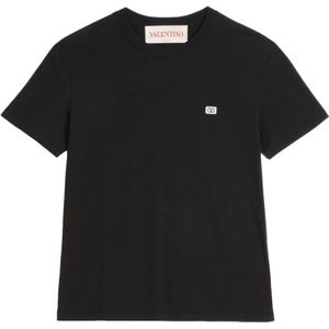 Valentino Garavani - T-shirt - Zwart - Katoen
