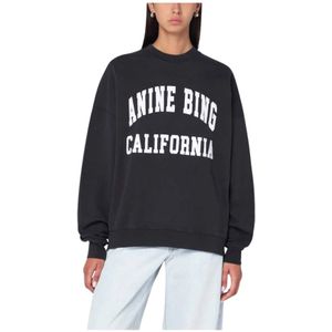 Anine Bing, Dames, Sweatshirts & Hoodies, Zwart, Maat: XS