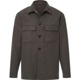 Boggi Milano - Flanellen Overhemdjas - Bruin - Heren