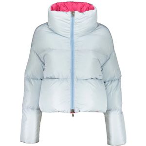 Herno, Dames, Jassen, Blauw, Maat: S Polyamide,