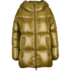 Herno, Dames, Jassen, Bruin, Maat: 2XS Polyamide,