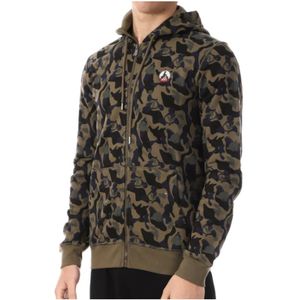 Jott, Heren, Sweatshirts & Hoodies, Groen, Maat: 2XL Katoen,