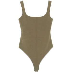 Entire Studios, Dames, Tops, Groen, Maat: M Katoen,