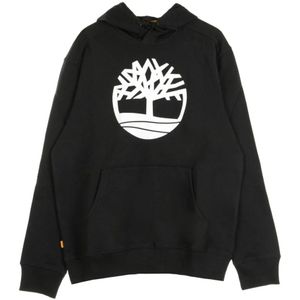 Timberland, Heren, Sweatshirts & Hoodies, Zwart, Maat: S Katoen,