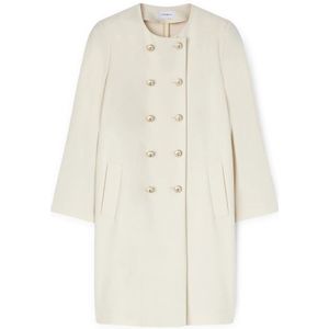 Motivi, Dames, Mantels, Wit, Maat: M Poliester,