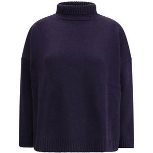 Max Mara, Dames, Truien, Blauw, Maat: S Wol,