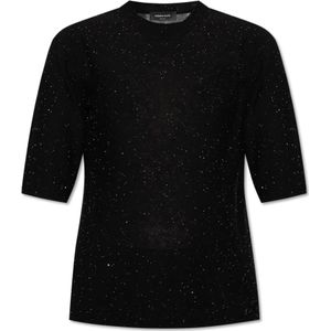 Fabiana Filippi, Dames, Truien, Zwart, Maat: 2XS Wol,