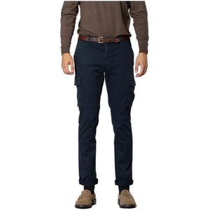 Mason's, Heren, Broeken, Blauw, Maat: XS Katoen,