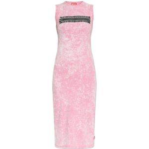 Diesel, Dames, Jurken, Roze, Maat: M Katoen,