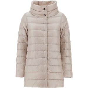 Herno, Dames, Jassen, Beige, Maat: XS Polyamide,