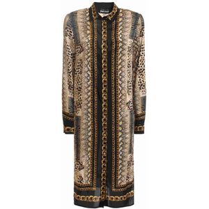 Just Cavalli, Dames, Jurken, Veelkleurig, Maat: 2XS