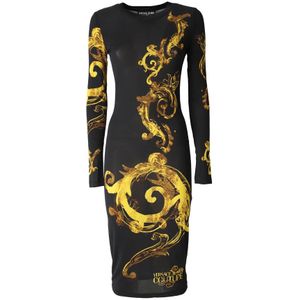 Versace Jeans Couture, Dames, Jurken, Veelkleurig, Maat: XS