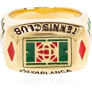 Casablanca Messing ring , Yellow , unisex , Maat: L