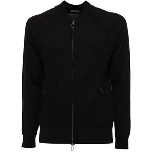 Paolo Pecora, Heren, Truien, Zwart, Maat: S Wol,