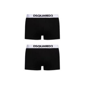 Dsquared2 Boxershorts twee-pack , Black , Heren , Maat: 2XL