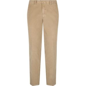Boglioli, Heren, Broeken, Beige, Maat: S Corduroy,