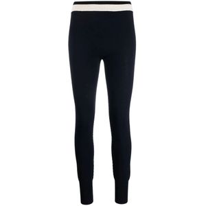 Jil Sander, Dames, Broeken, Zwart, Maat: S Zijde,