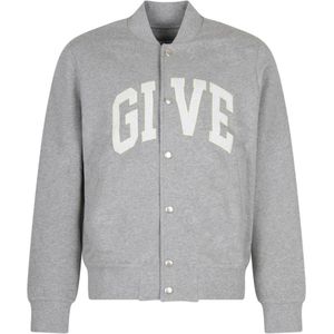 Givenchy, Heren, Jassen, Grijs, Maat: M Katoen,