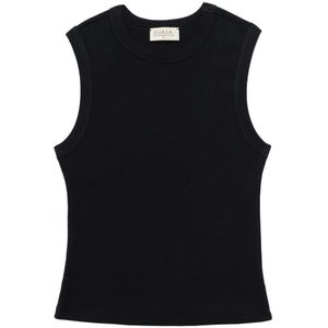 Guaja., Dames, Tops, Zwart, Maat: L Katoen,