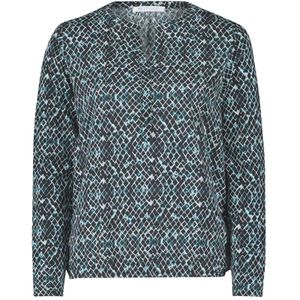 Betty & Co - Casual Shirt - Blauw - Overhemden