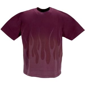 Vision OF Super, Heren, Tops, Paars, Maat: L Lame,