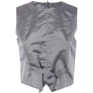 MM6 Maison Margiela, Dames, Tops, Grijs, Maat: XS