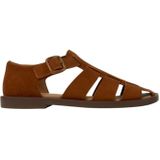 CAMPER - Don - Sandalen - Donkerbruin - Leer en Suède