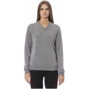 Baldinini, Dames, Truien, Grijs, Maat: S