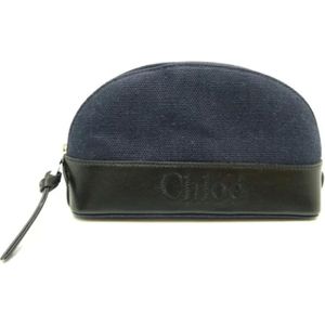 Chloé Pre-owned, Dames, Pre-owned, Zwart, Maat: ONE Size