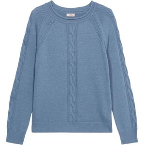 Oltre, Dames, Truien, Blauw, Maat: S Kasjmier,