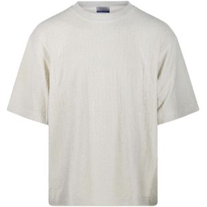 Off White, Heren, Tops, Wit, Maat: L Katoen,