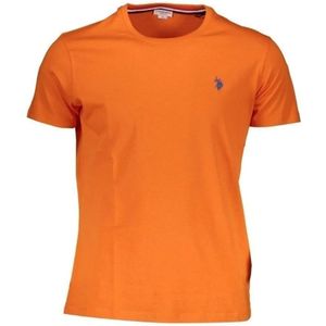 U.s. Polo Assn., Heren, Tops, Oranje, Maat: 3XL Katoen,