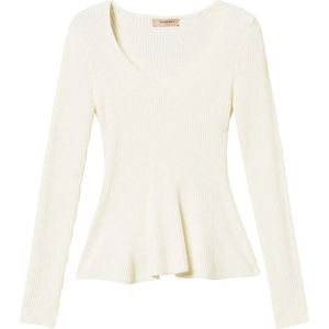 Twinset, Dames, Truien, Wit, Maat: L