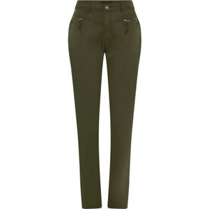 C.Ro, Dames, Broeken, Groen, Maat: XS Katoen,