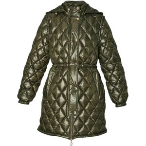 Liu Jo, Dames, Mantels, Groen, Maat: M Nylon,