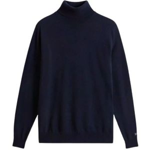 Woolrich, Heren, Truien, Blauw, Maat: L Wol,