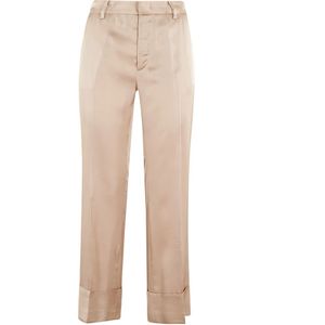 N21, Dames, Broeken, Roze, Maat: S Viscose,