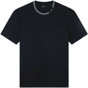 Paul & Shark, Heren, Tops, Zwart, Maat: M Katoen,