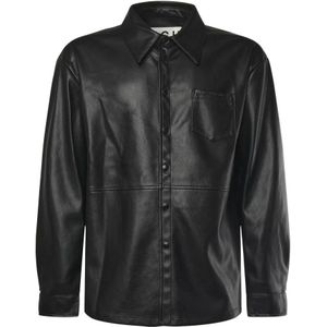 Richmond, Heren, Overhemden, Zwart, Maat: S