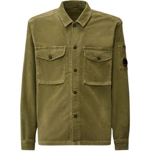 C.p. Company, Heren, Jassen, Groen, Maat: S Corduroy,