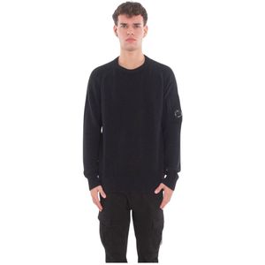 C.p. Company, Heren, Truien, Zwart, Maat: 2XL Fleece,
