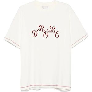 Drole de Monsieur, Heren, Tops, Wit, Maat: M