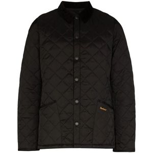 Barbour, Heren, Jassen, Zwart, Maat: L Polyamide,