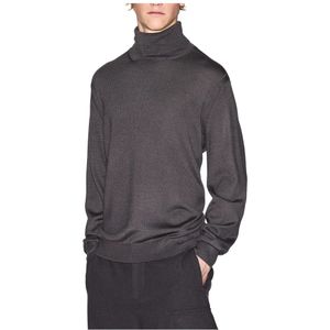 Armani Exchange, Heren, Truien, Grijs, Maat: M Wol,