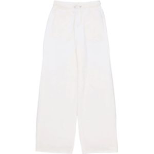 Nike, Dames, Broeken, Wit, Maat: S Poliester,