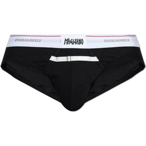 Dsquared2, Heren, Ondergoed, Zwart, Maat: XS Katoen,