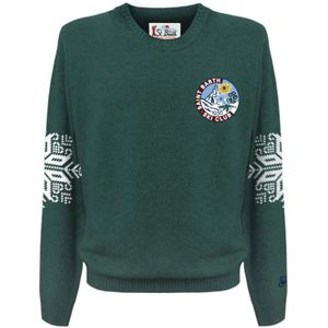 MC2 Saint Barth, Heren, Truien, Groen, Maat: S