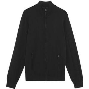 Lyle & Scott, Heren, Truien, Zwart, Maat: XS